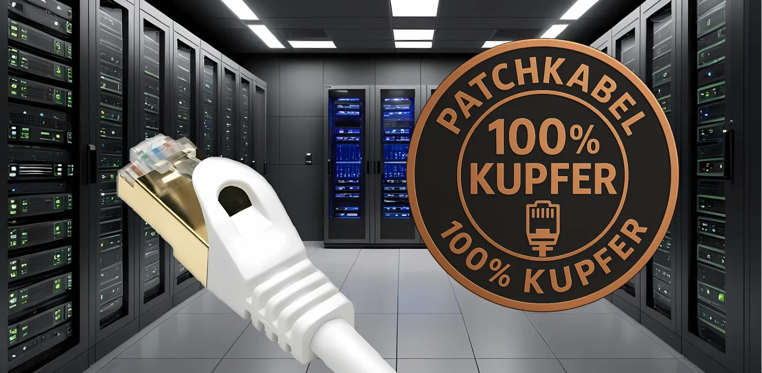 Fazit: "Mit DINIC Cat.7 Patchkabel schaffen Sie eine der bestmöglichen RJ45-Verbindungen – bereit für 10Gb."
